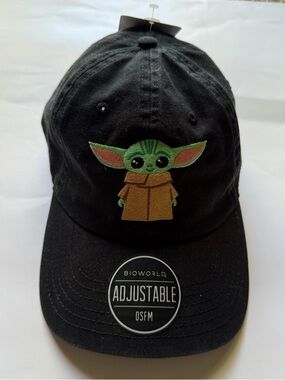 ⭐️ Flash Sale ⭐️ Official Star Wars Black Baseball Cap - Embroidered Grogu